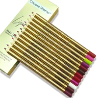 12 Colors Lip Liner Pencil Green Forest Nude Matte Color Rendering Lip Liner 12pcs Set Lip Liner Set Lip Palette 2