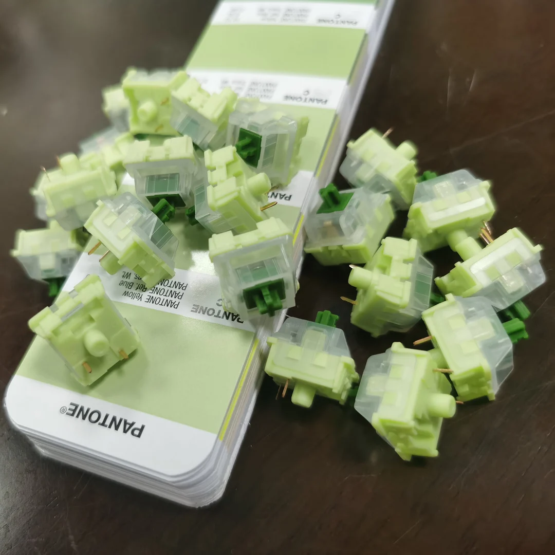 3PinMatchaGreenLinearKeyboardSwitch45gMechanicalkeyboard