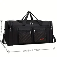 Large Capacity Handbag, Men's Luggage Bag, Multiple Pocket Travel Bag, Clothes Storage Bag 2