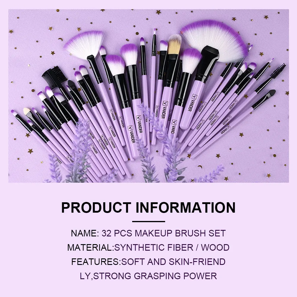 13/32PCS Makeup Brushes Set Soft Fluffy Cosmetict Makeup For Face Make Up Tools Beauty Professional Foundation Blush Eyeshadow