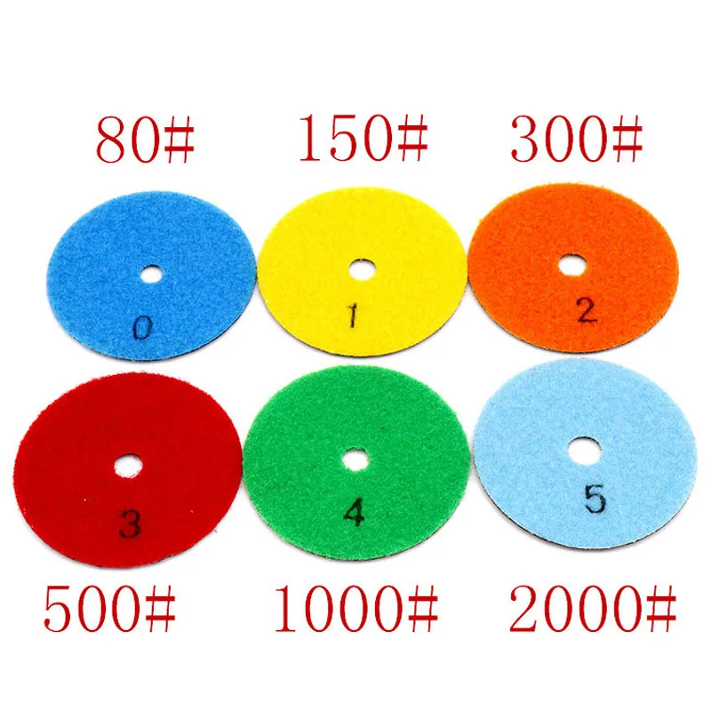Рисунок 5 - 3 дюйма 4 дюйма Сухие алмазные полировальные диски
