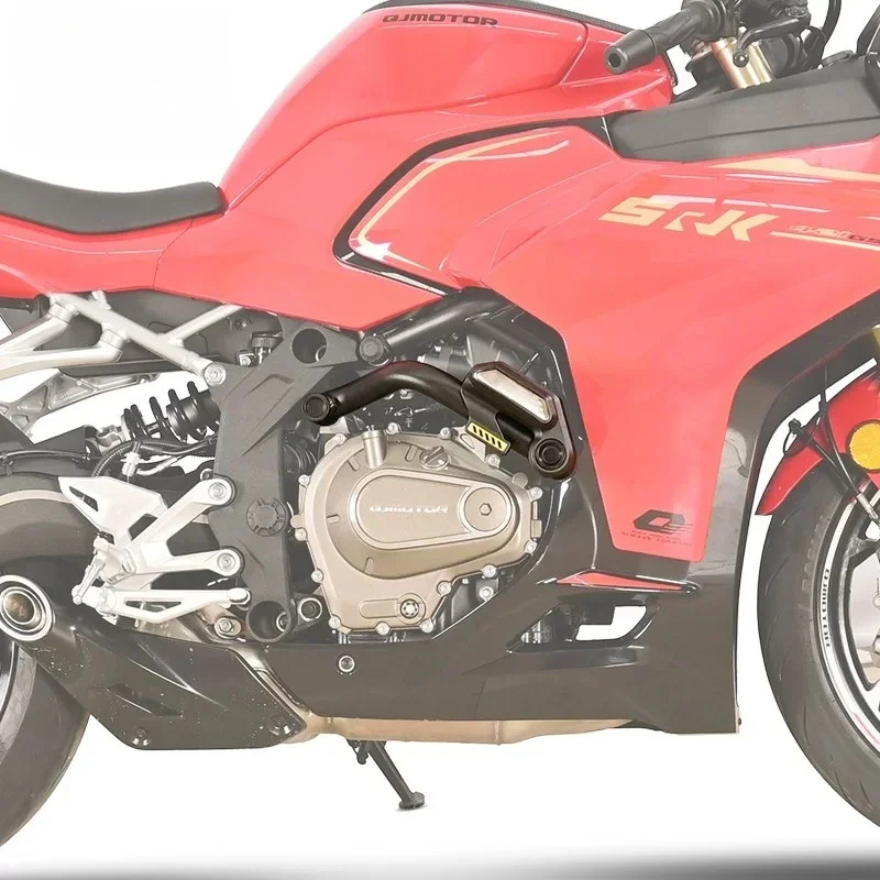 QJMOTOR SRK421RR 오토바이 보호 액세서리 - 가드레일, 미끄럼 방지 볼 안전 장치, 레이싱 바
