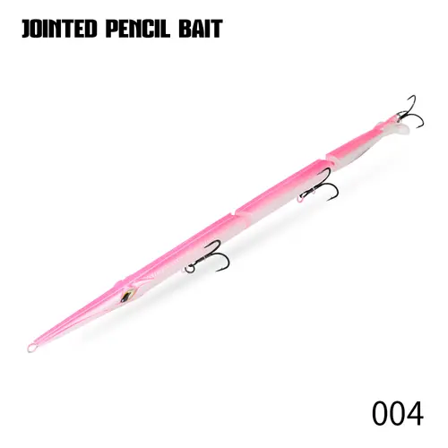 Hunthouse Jointed Pencil Bait 3 Section Fishing Lure 180mm/22g 255mm/30.6g Needle Sinking Swimbait For Bluefish Seabass Tackle - Image 18