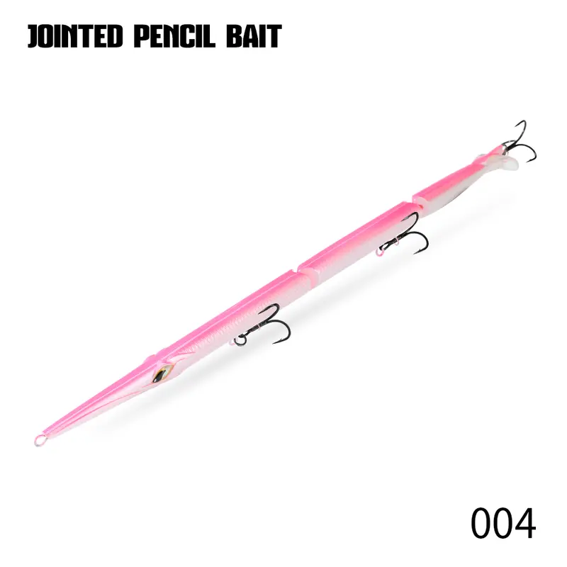 Hunthouse Jointed Pencil Bait 3 Section Fishing Lure 180mm/22g 255mm/30.6g Needle Sinking Swimbait For Bluefish Seabass Tackle - Image 18
