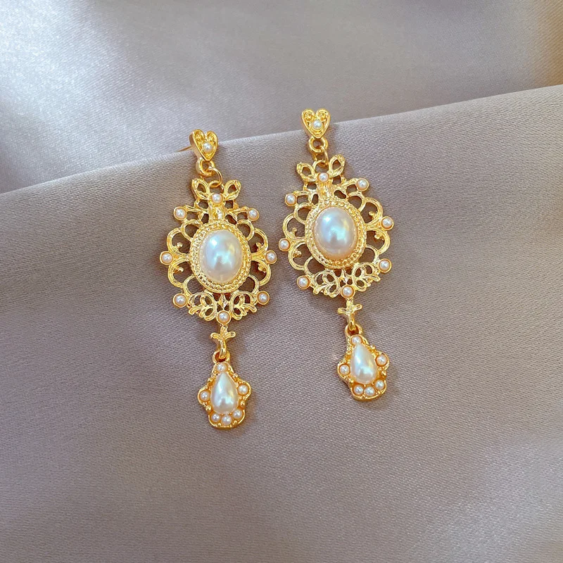 European and American Pearl Earrings Trend Design Temperament Earrings