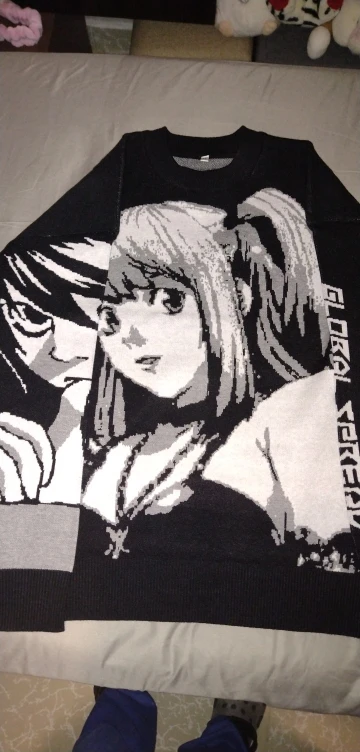 Black Harajuku Sweater - Animecore Aesthetic photo review