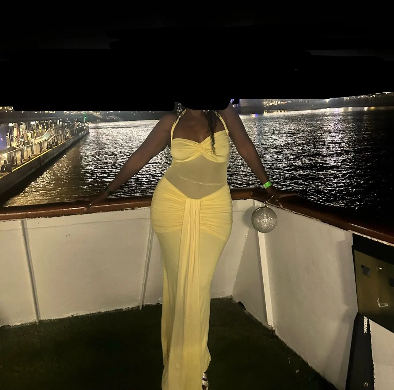 Elegant Backless Halter Mesh Dress - Summer Party Essential photo review