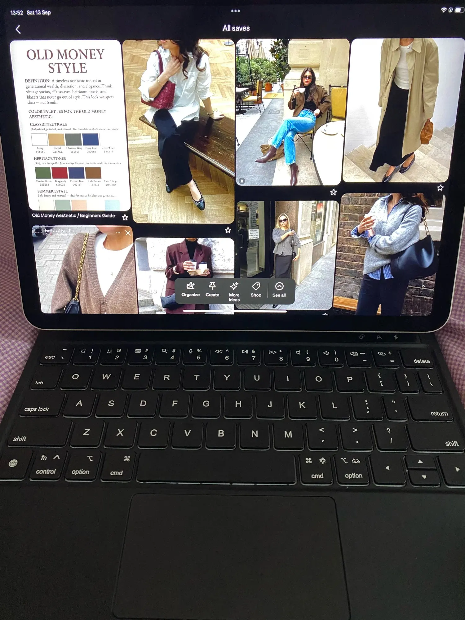 GOOJODOQ Magic Keyboard for iPad Pro 11 2024 Air 4 Air 5 Air 6 for