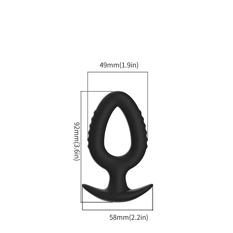 3 Sizes Soft Silicone Anal Butt Plug Sex Toy Erotic Massager Stimulator Butt Plug Anal Dilator For Man Women Gay Sexy Toys Shop