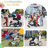 2-in-1 Stroller Ride-On Board – Stand & Sit Assist Pedal for Kids 5