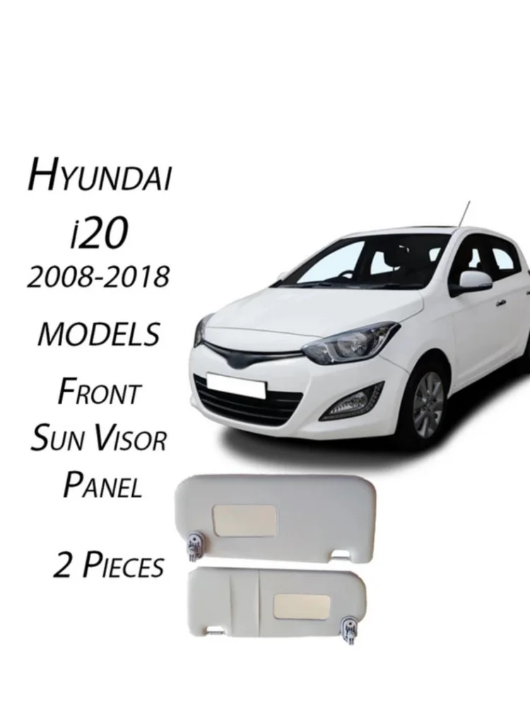 Sun Visor For Hyundai i20 Sun Protector 20082018 LeftRight 2 Pieces
