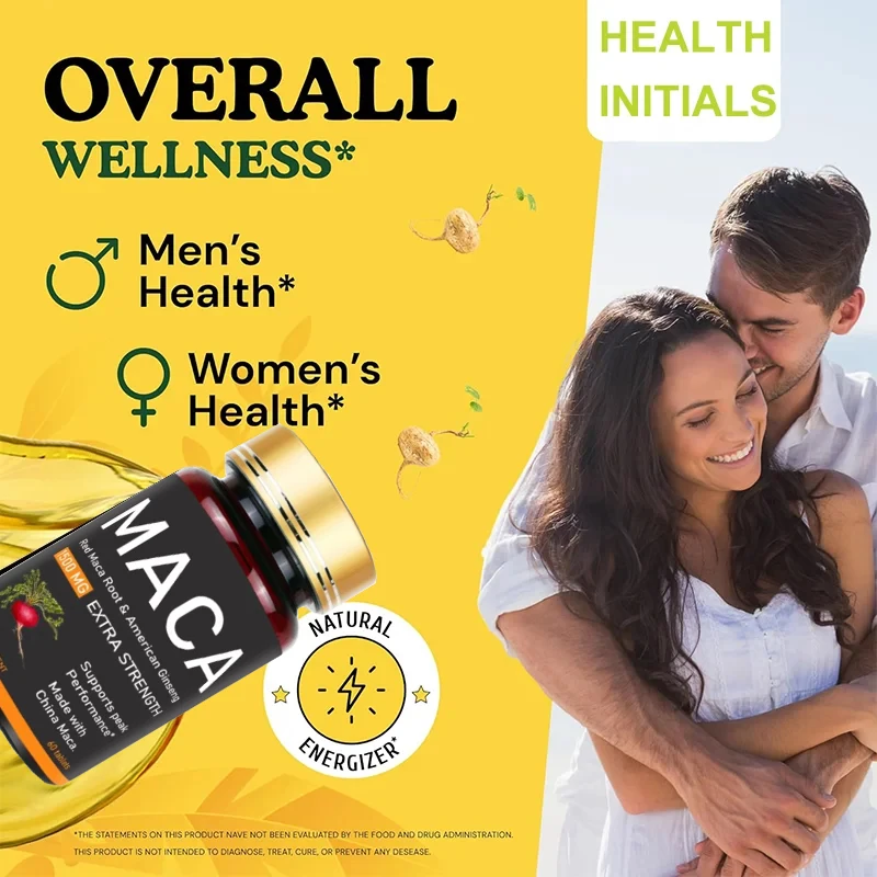 Organic Maca Tablets Support Reproductive Health Natural Energizer-36000MG organic maca tablets