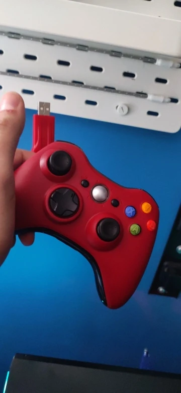 Controlador inalámbrico Xbox 360 para Xbox 360/Slim/Elite/Winodow/PC, mando de videojuegos, Joystick de 6 ejes, doble vibración, 2,4G photo review