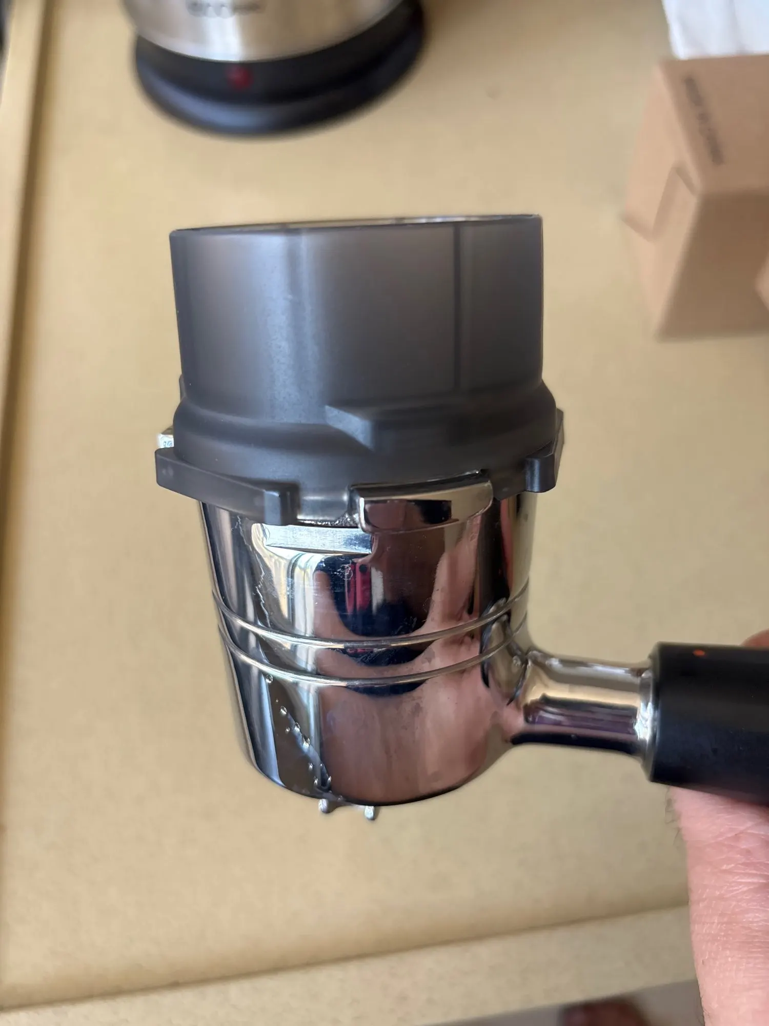 Entonnoir Porte-filtre Noir Pour Machine à Café Ninja Luxe Cafe - Améliore L'extraction Et Facile à Nettoyer !