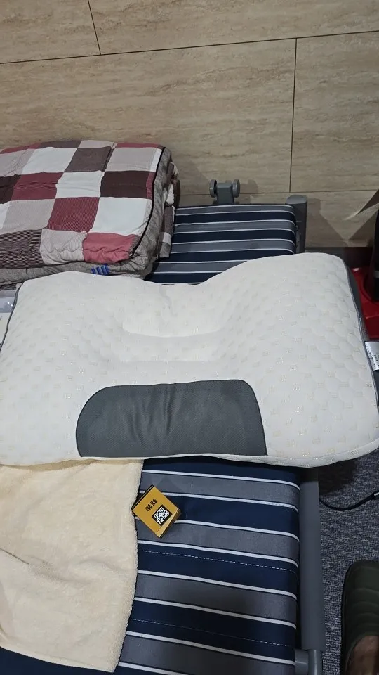New Neck Pillow Help Sleep And Protect The Neck Cervical Orthopedic Soybean Fiber Massage photo review