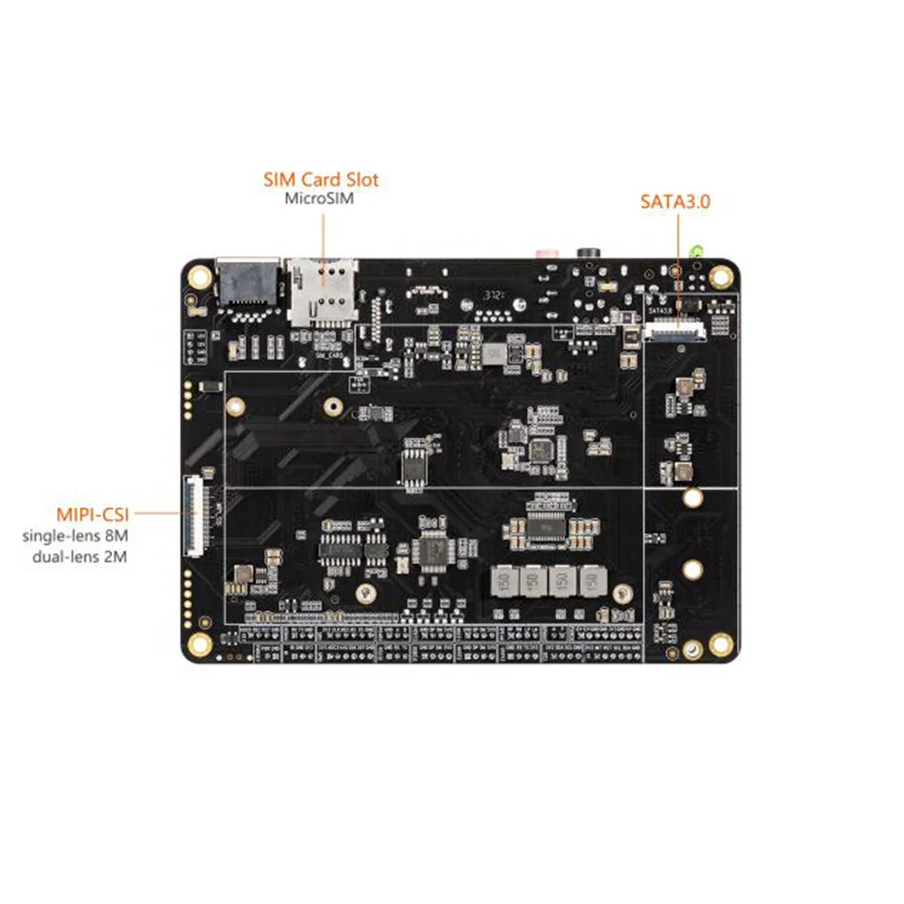 Smartfly AIO-3566JD4  ھ 64 Ʈ Cortex-A55 AI   2G + 32G 5GHz   WiFi  ȵ̵, ,  + QT