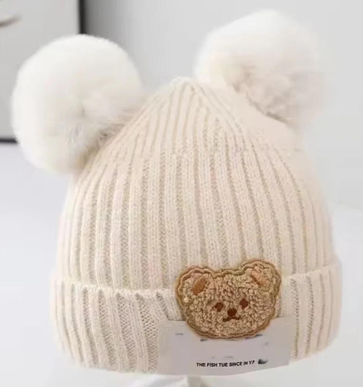 Cute Bear Ear Protection Hat photo review