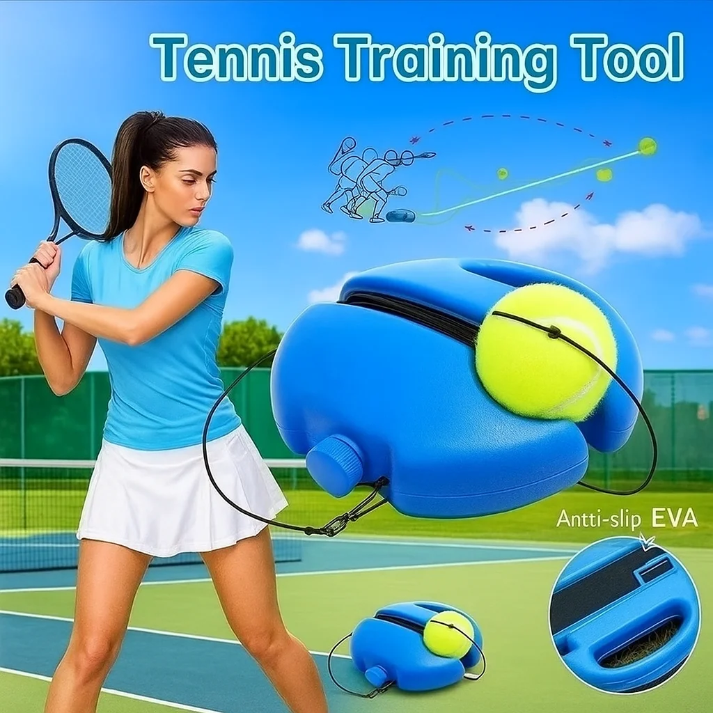 Tennis Pro Tennis Trainer Tennis Practice Tool With Rope Base