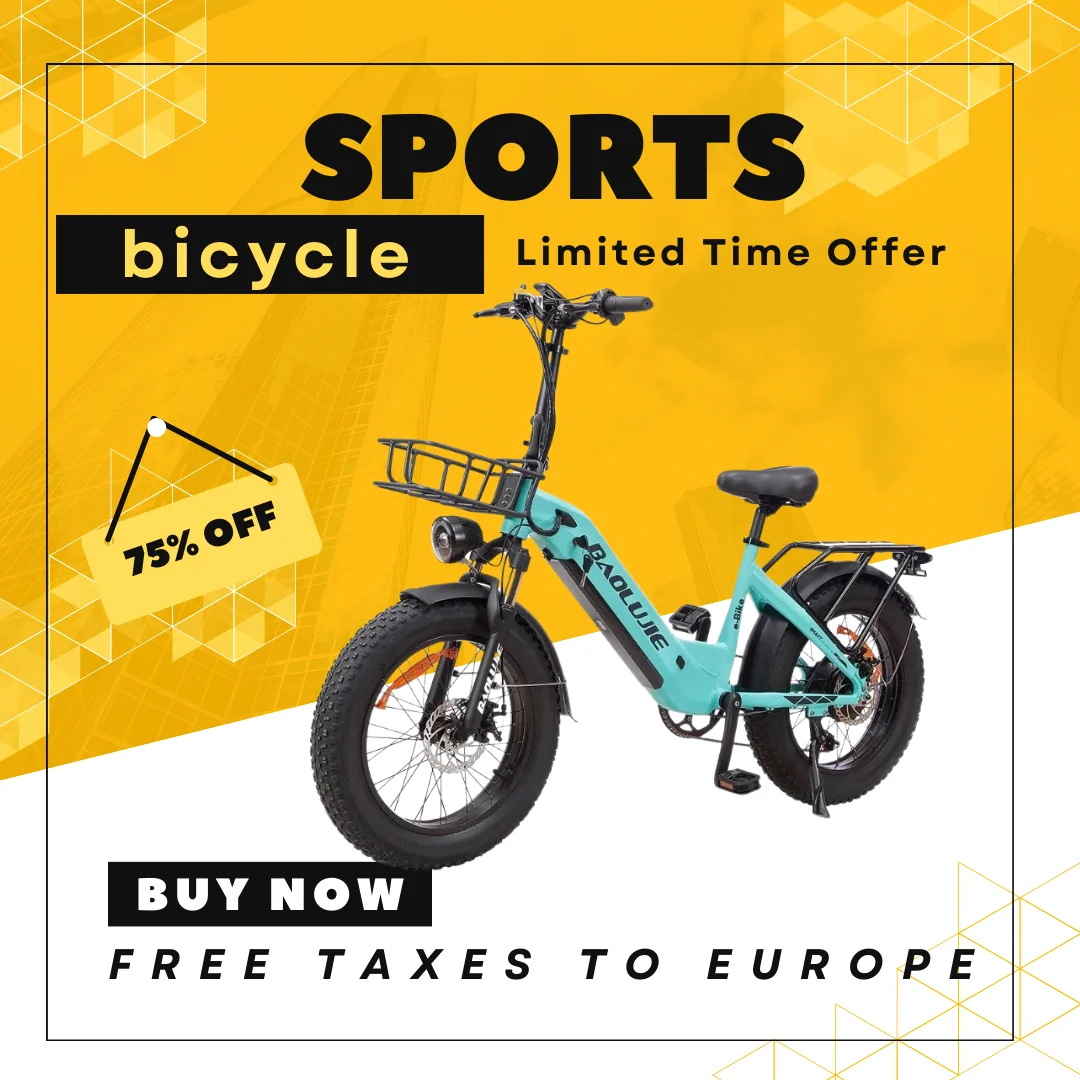 BaoLuJie-20-Electric-Bike-500W-Motor-Powered-4-Fat-Tire-48V12Ah ...
