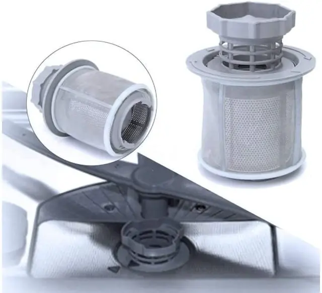 Filtro Lavastoviglie Universale Per Bosch, Siemens, Balay E Neff - Set Filtro Metallico + Rete Fine - Foto 7