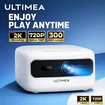 ULTIMEA Mini Projector 1080P Full HD 2K Decoding Electric Focus 5G WiFi & Bluetooth 5.1 Portable Home Theater projector