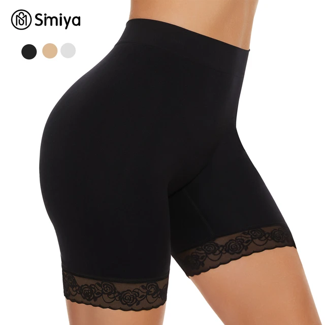 Women's Anti Chafing Shorts Lace Slip Shorts Under Dresses Safety