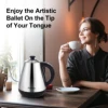 Stainless Steel Electric Gooseneck Kettle with Coffee Dripper, Pour Over Coffee Kettle with Temperature Control, LED Display 5