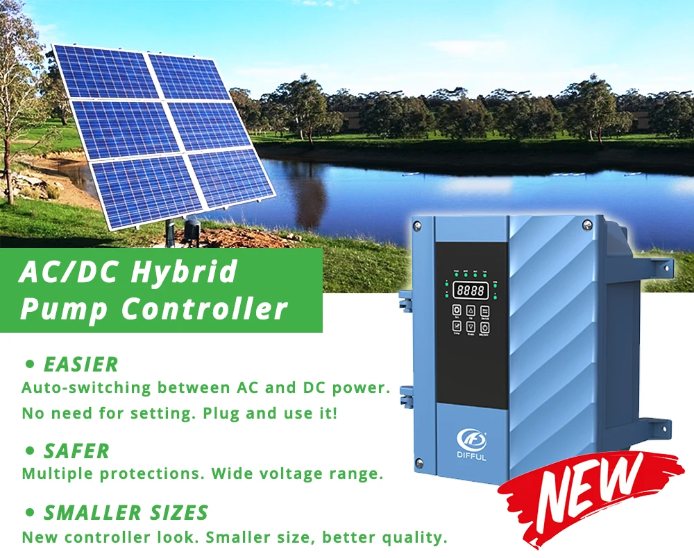 Solar AC/DC Hybrid Pool Pump Swimming On Gird 72V 1200W 19m 27000 L/H MPPT  Controller DLP27-19-72-1200-A/D - AliExpress