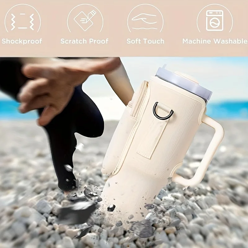 Water Bottle Carrier with Pocket 5