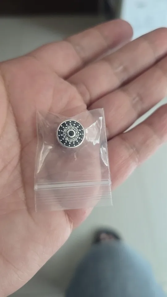 100% Plata auténtica 925, abalorios clásicos de ojo de diablo para mujer, aptos para pulseras Qikaola originales, fabricación de joyas finas DIY photo review