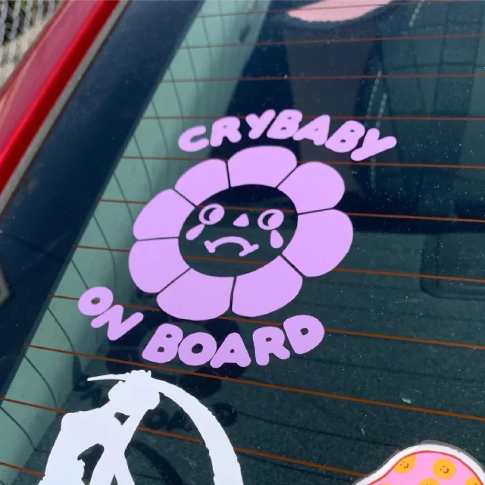 Baby on Board Car Stickers Cute Design Vinyl Decal Auto Exterior Decoration Accessories Car Bumper Sticker Window Decals - Image 2