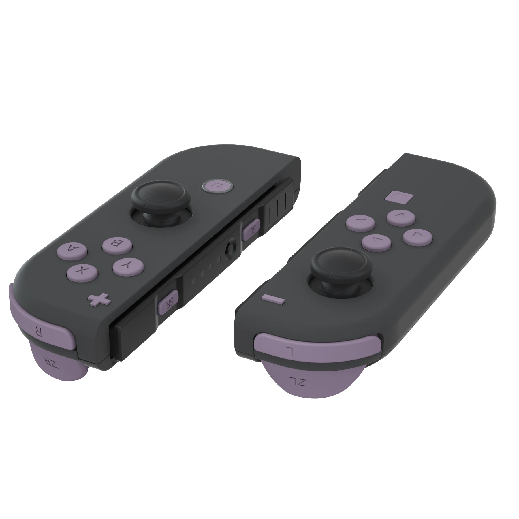 

eXtremeRate Dark Grayish Violet ABXY Direction SR SL L R ZR ZL Trigger Full Set Buttons with Tools for NS Switch & OLED JoyCon