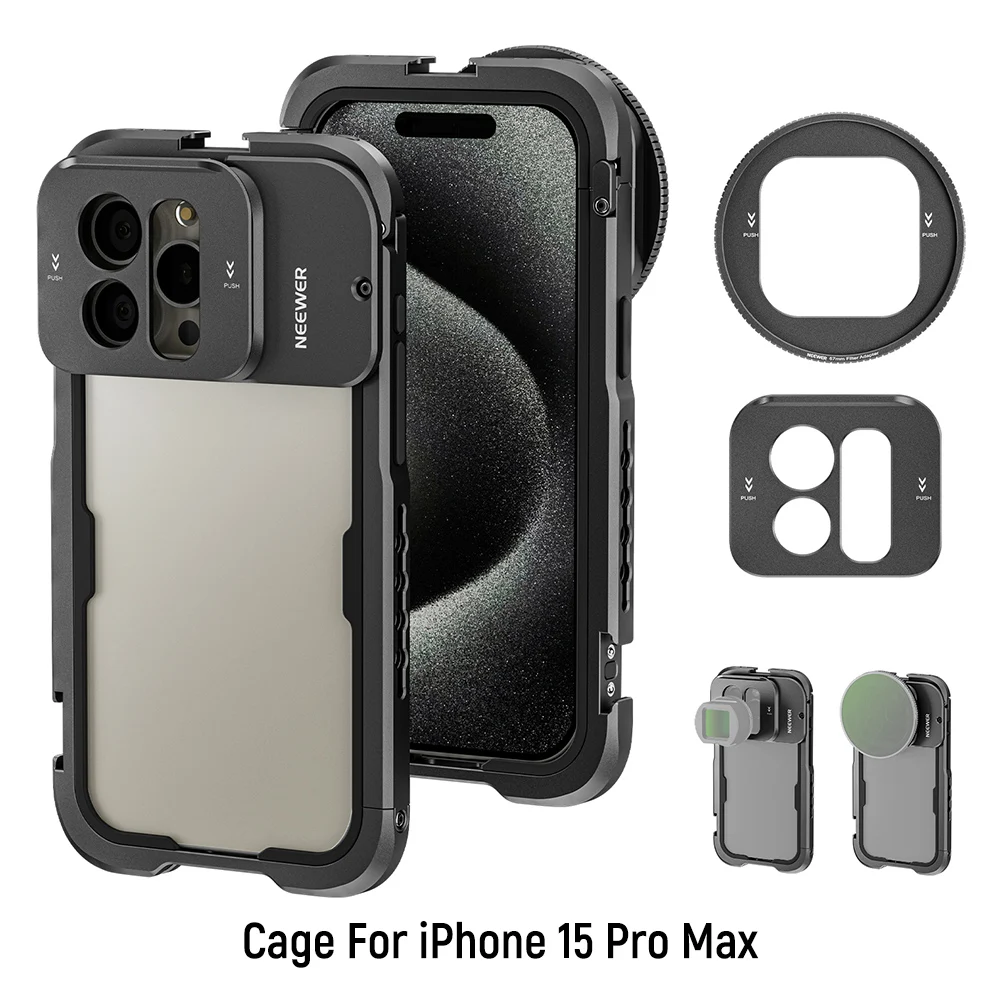 NEEWER iPhone 15pro用ケージセット A0c3530449dc54e219df2754ebd705