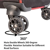 Ensemble de 3 valises SUPER SOLU, souples et extensibles, en tissu (20 + 24 + 28 pouces), avec serrure TSA et roulettes 360°. °   Expédition en rouleau depuis DE 4