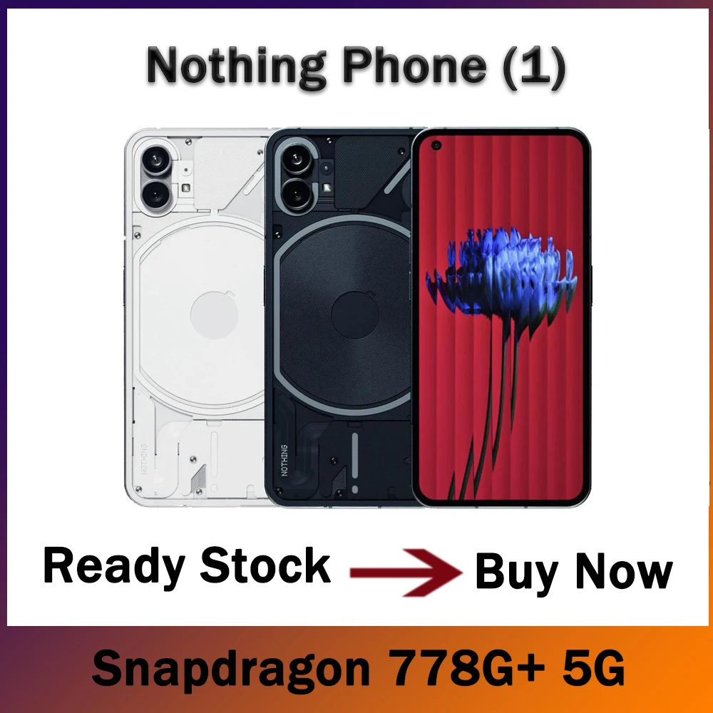 Nothing Phone 1 5G Smartphone Octa-core Snapdragon 778G+ 6.55 Inch ...