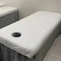 5/10/20 pièces jetables élastiques respirant Non-tissé couvre-lit Spa Salon clinique lit Massage magasin literie à usage unique 100*215cm 3