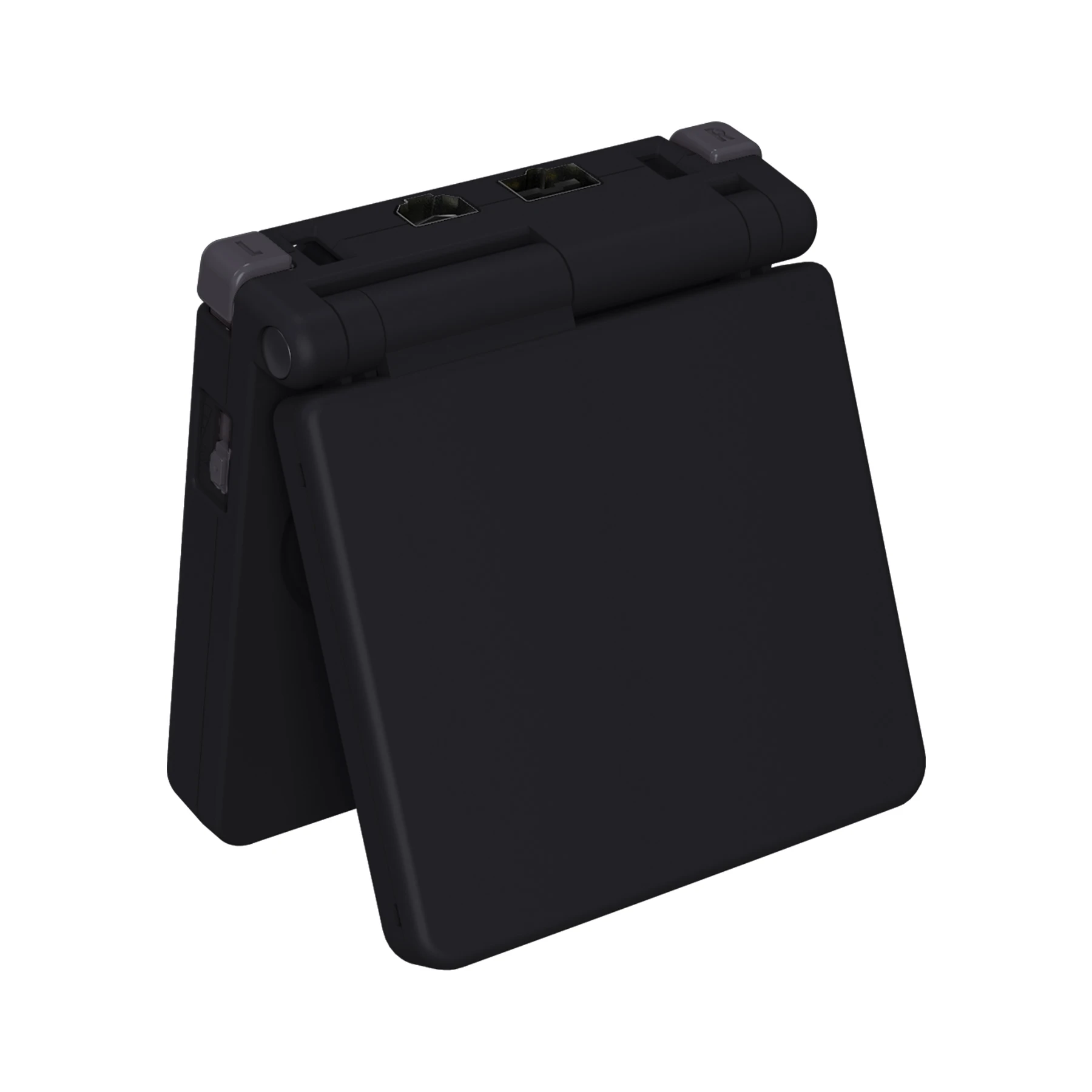Habitação de Substituição Ips Shell para Gameboy Advance sp Atualizado Soft Touch Black Ips Extremerate e Lcd Padrão - Image 2