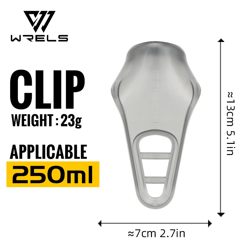 WRELS Sports Water Bottles Handheld Hydration Running Water Bottles BPA-Free for Running Hydration Belt 250ml