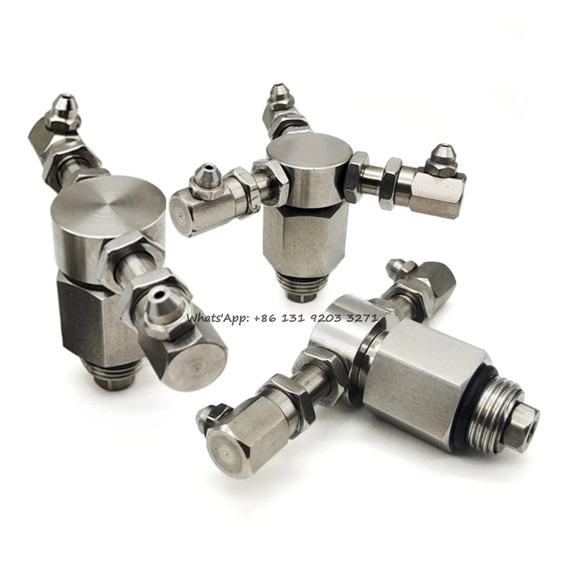 Stainless Steel 360 1/2" Rotating Nozzle High Pressure Tank Cleaning