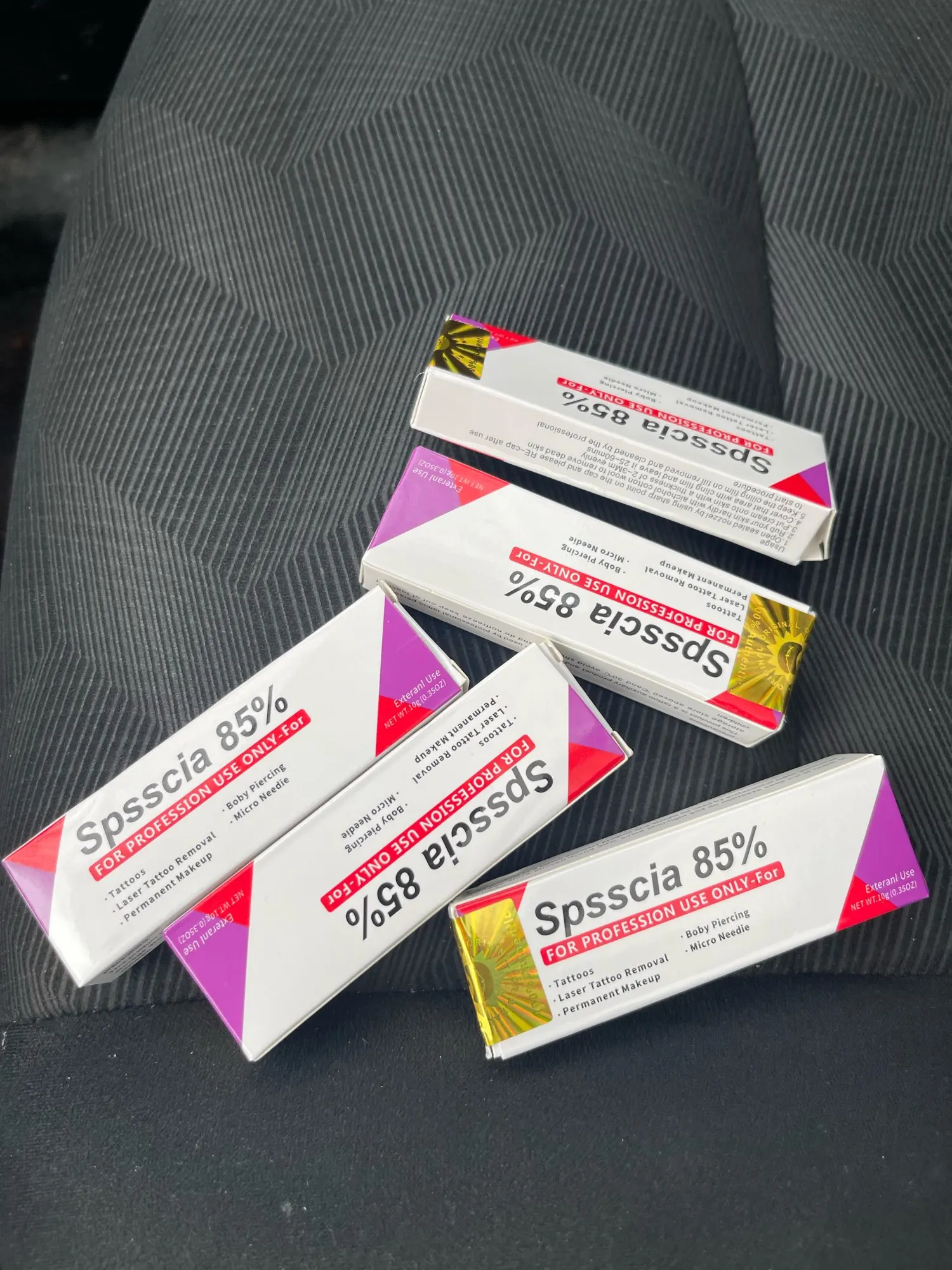 85% Spsscia Multipurpose Numbing Cream lidocaine 8% for Cosmetic tattooing/Permanent Makeup/Piercings/Waxing/Microblading/Laser photo review