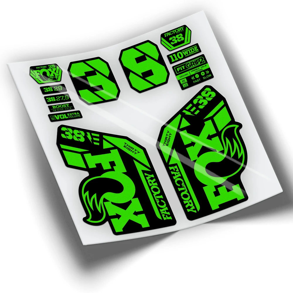 Adesivi Per Forcella Fox 38 - Heritage Collection 2021 | Resistenti Alle Intemperie - Foto 3