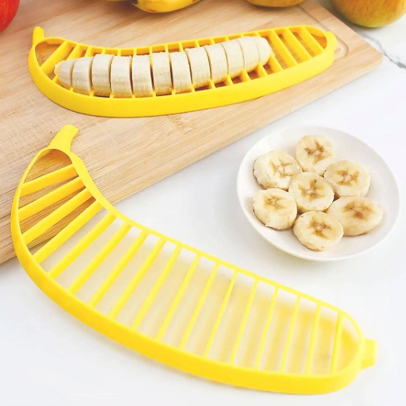 1pc banana splitter fruit platter Fruit salad banana slice slicer
