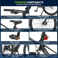 Vélo de montagne électrique Varstrom 27,5 pouces, batterie amovible 36V 15Ah, moteur arrière 250W, vélo électrique adulte eMTB, freins à disque hydrauliques, nouvelle version 2026 8