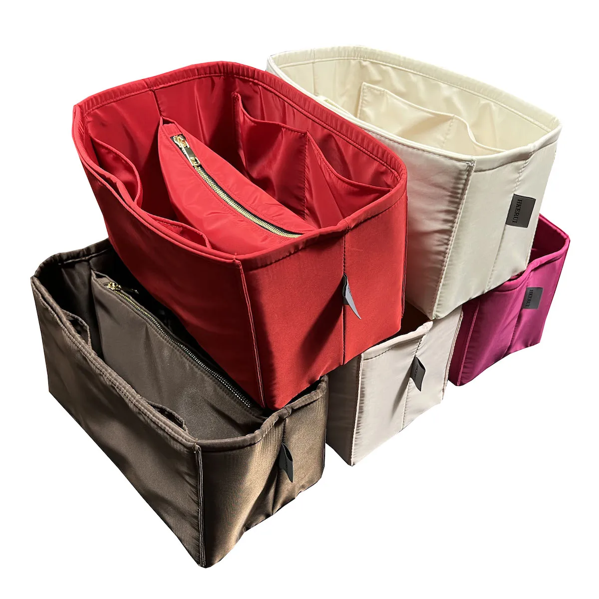 For Speedy 25 30 35 40 20 insert Bags Organizer Makeup Handbag Organize Inner Purse Portable base shaper Premium nylon (Handmad 5