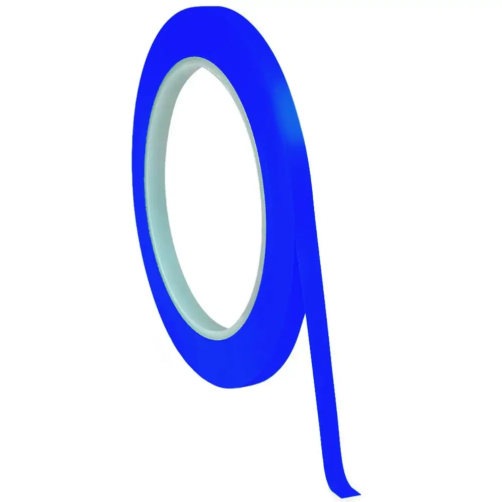 Cinta azul vinil 3mm resistente, MXVTE, Azul, Rollo 66m, 3mm Grosor, Vinil.