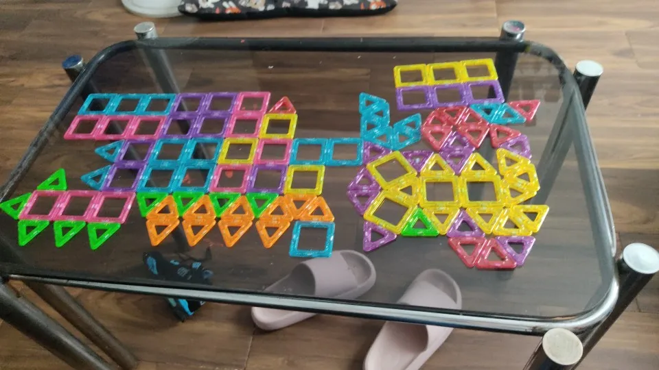 Magnetic Building Blocks Big Size and Mini Size DIY Magnets Toys for Kids Designer Construction Set Gifts for Children Toys photo review