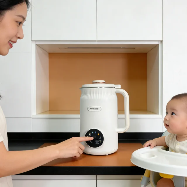 Blender with Heating Function  Soybean Milk Maker - Wall Breaking Technology for Easy Nutritious Beverage Preparation at Home