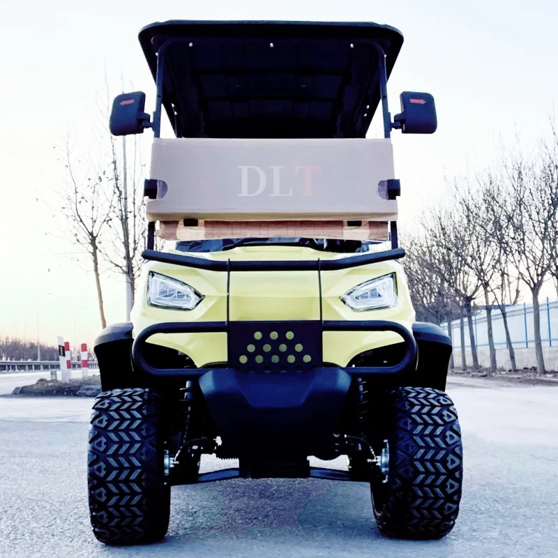 

2024 New 4-Seat Four-Wheel Disc Brake Lithium Solar Battery Electric Golf Cart Suitable For Clubs Golf Courses Hotels Schools