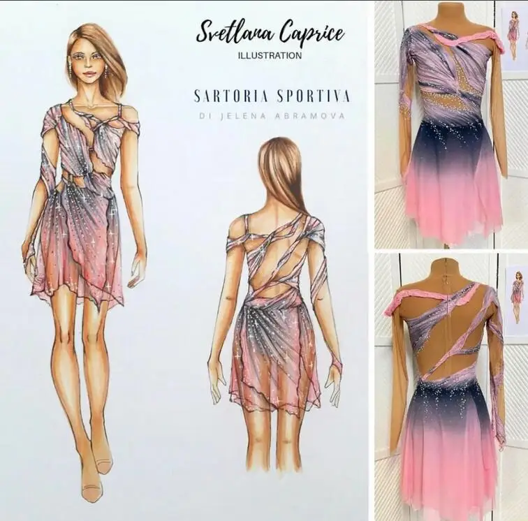 

Индивидуальное платье для катания на коньках