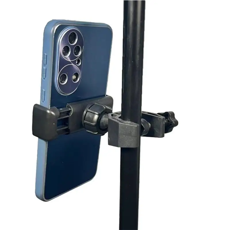 다기능 휴대폰 홀더 클립, 범용 삼각대 볼 헤드 베이스, 라이브 스트리밍 링 라이트 휴대폰 클립 교체 액세서리